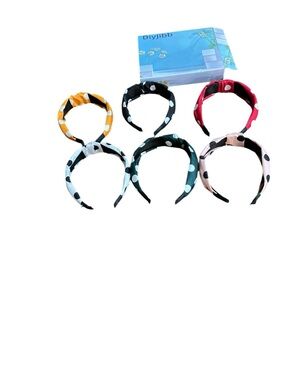 Polka Dot Knot Headbands - Multicolor
